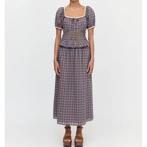 Hill House Brown Spencer Plaid Set